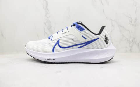 耐克Nike Zoom Pegasus 40纯原版本登月40代白蓝色跑鞋 莆田复刻耐克 货号：FJ2843-100