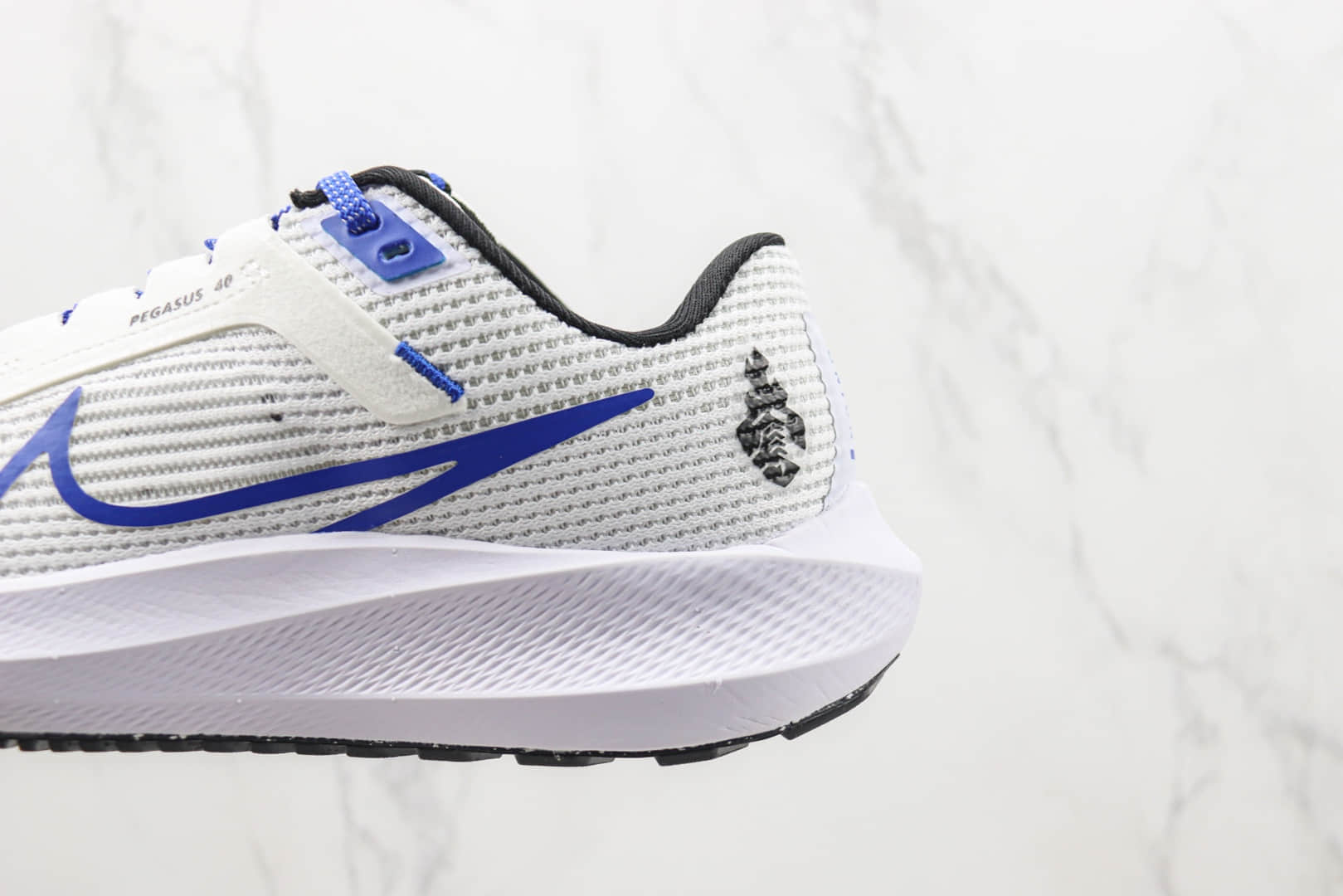 耐克Nike Zoom Pegasus 40纯原版本登月40代白蓝色跑鞋 莆田复刻耐克 货号：FJ2843-100