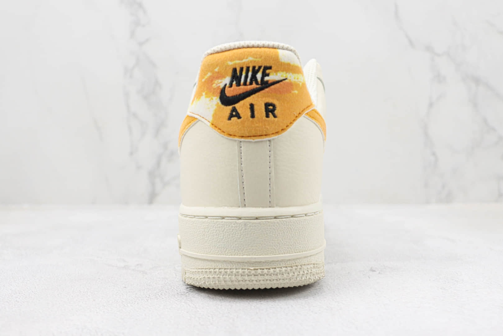 耐克Nike Air Force 1 Low纯原版本低帮空军一号白橙扎染勾板鞋 莆田天花板AF1系列 货号：FN3419-100