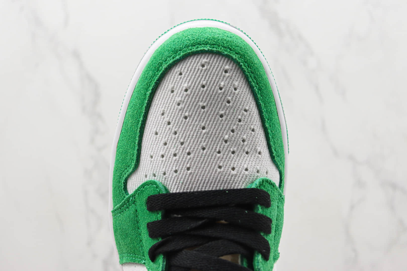 乔丹Air Jordan 1 Zoom CMFT“Stadium Green”纯原版本高帮AJ1白绿色篮球鞋 莆田天花板AJ1系列 货号：CT0978-300