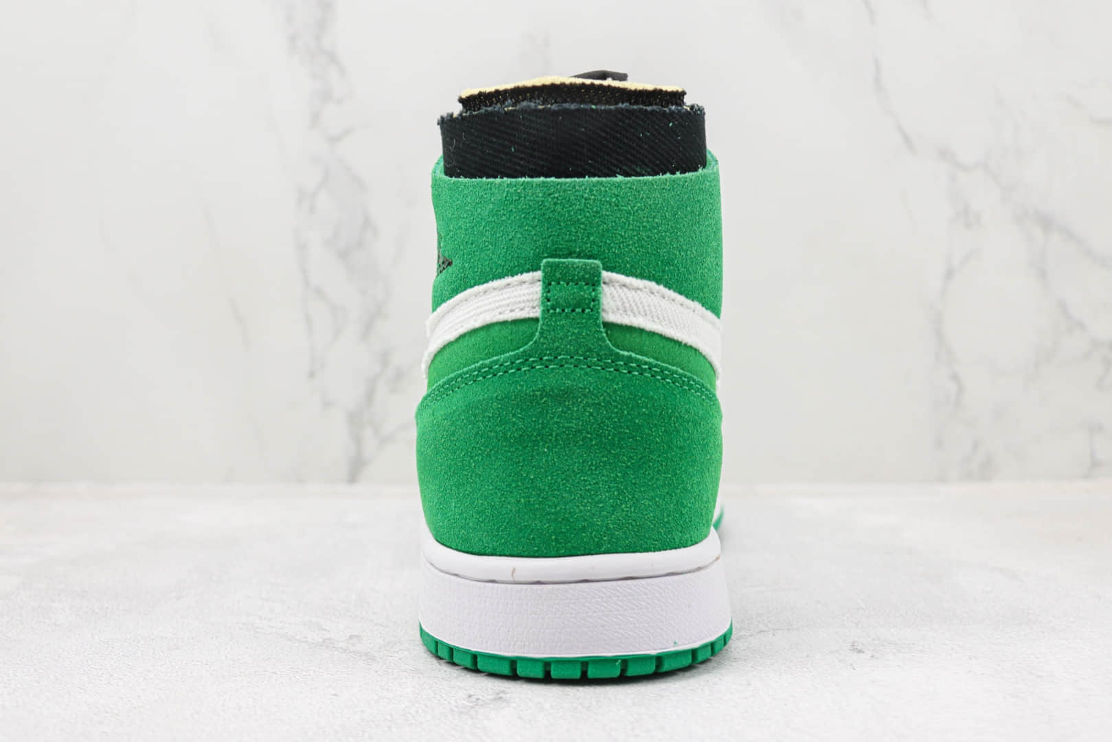 乔丹Air Jordan 1 Zoom CMFT“Stadium Green”纯原版本高帮AJ1白绿色篮球鞋 莆田天花板AJ1系列 货号：CT0978-300