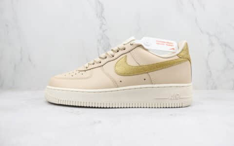 耐克Nike Air Force 1 Low纯原版本空军一号低帮卡其金钩板鞋 莆田耐克货源 货号：DO7569-102