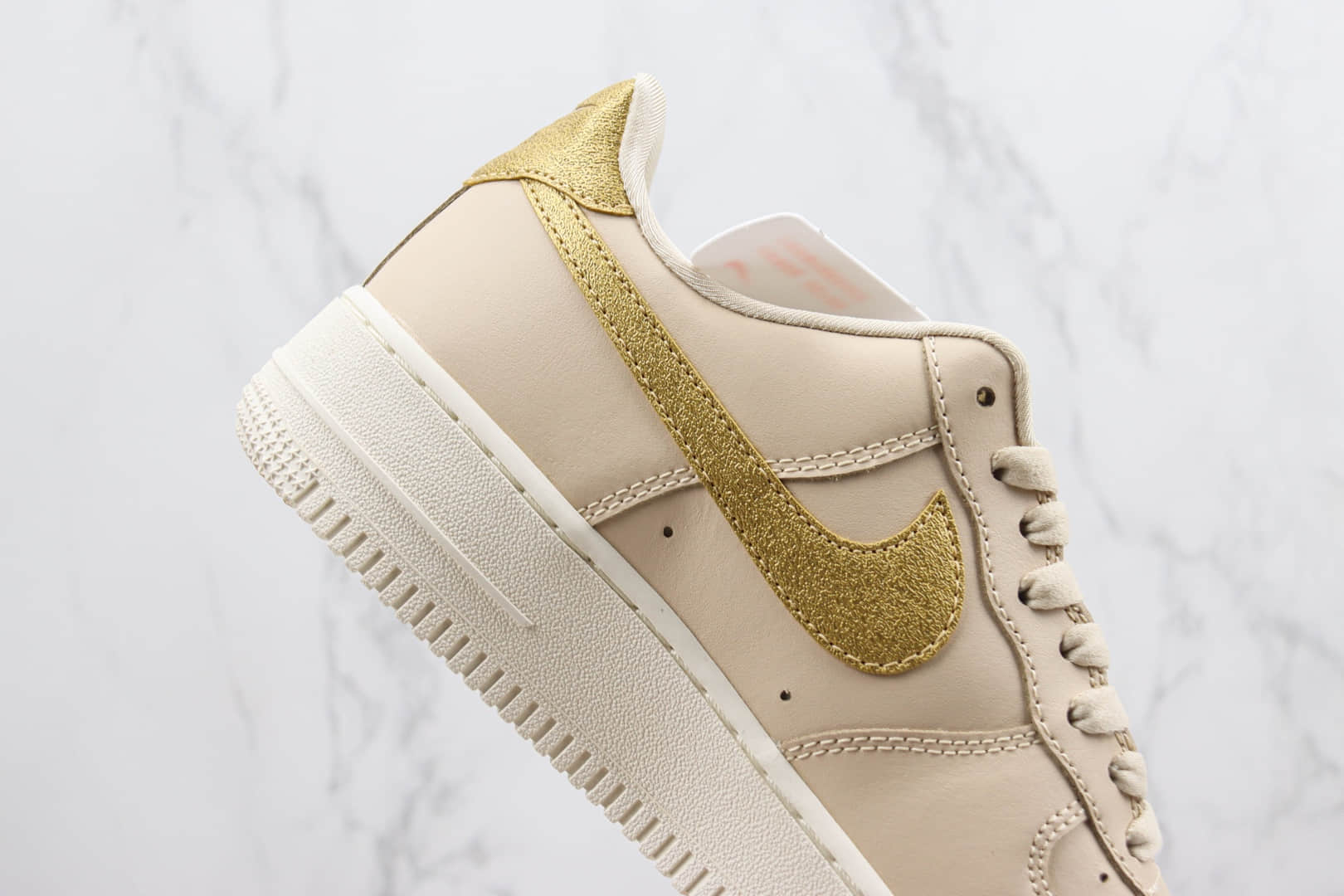 耐克Nike Air Force 1 Low纯原版本空军一号低帮卡其金钩板鞋 莆田耐克货源 货号：DO7569-102