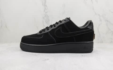 耐克Nike Air Force 1 ’07 Low纯原版本低帮空军一号蒂芙尼联名纯黑板鞋 莆田天花板AF1系列 货号：DZ1382-005