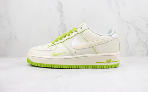 耐克Nike Air Force 1 ’07 Low纯原版本低帮空军一号珠光白绿板鞋 莆田天花板AF1系列 货号：DD9915-699