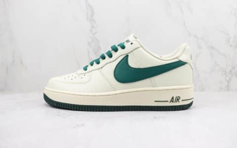 耐克Nike Air Force 1 ’07 Low纯原版本空军一号低帮白墨绿色板鞋 莆田天花板AF1系列 货号：SP0758-027