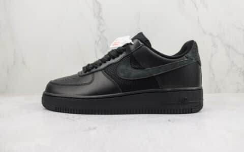 耐克Slam Jam x Nike Air Force 1 Low纯原版本低帮空军一号纯黑板鞋 莆田天花板AF1系列 货号：DX5590-001