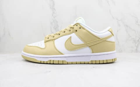 耐克Nike Dunk Low纯原版本低帮Dunk金麦穗板鞋 莆田天花板Dunk系列 货号：DV0833-100