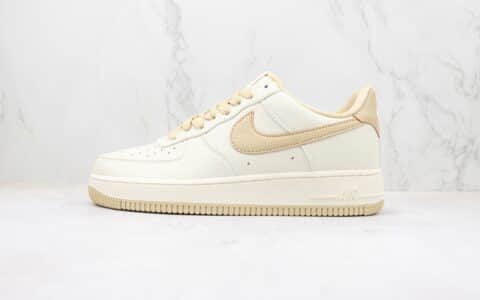 耐克Nike Air Force 1 Low纯原版本低帮空军一号米黄色板鞋 莆田天花板AF1系列 货号：GR5283-023