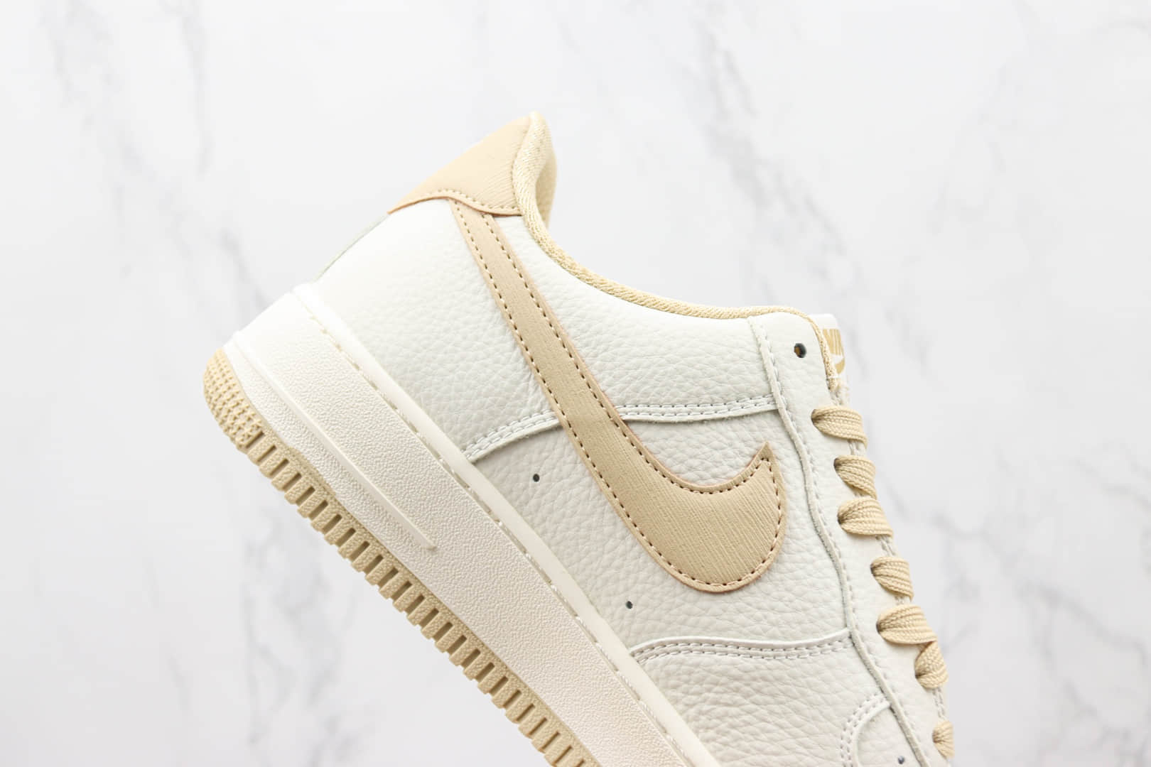 耐克Nike Air Force 1 Low纯原版本低帮空军一号米黄色板鞋 莆田天花板AF1系列 货号：GR5283-023