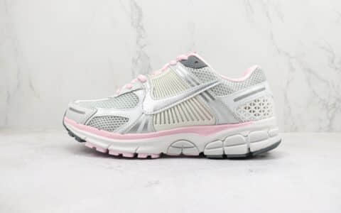 耐克Nike Zoom Vomero 5纯原版本佛莫罗5代灰粉色复古运动鞋 莆田复刻耐克 货号：FN3695-001