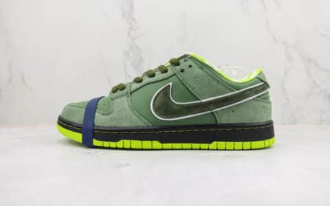 耐克Concepts x Nike SB Dunk Low纯原版本低帮SB Dunk绿龙虾板鞋 莆田天花板Dunk系列 货号：BV1310-337