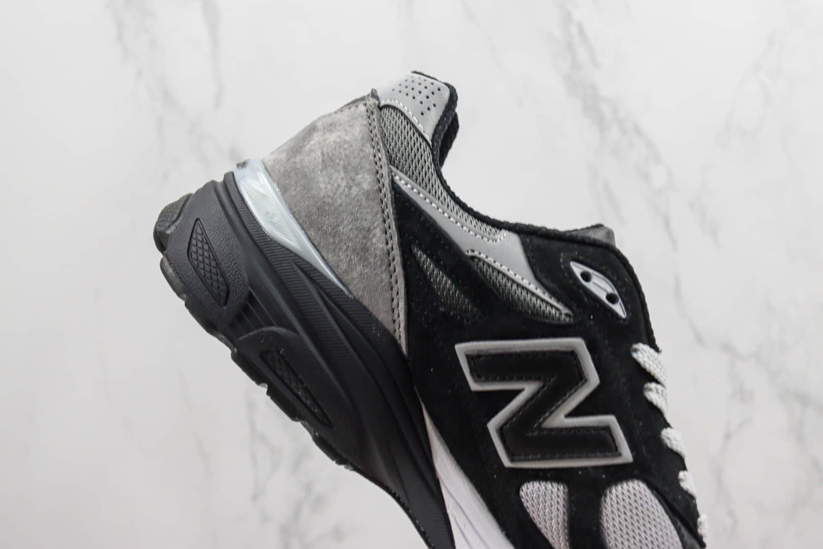 DTLR x New Balance 990V3纯原版本NB990V3联名款灰黑色复古跑步鞋 莆田新百伦货源 货号：M990DL3