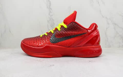 耐克Nike Zoom Kobe 6 Protro纯原版本科比6代红色实战篮球鞋 莆田复刻耐克 货号：FV4921-600