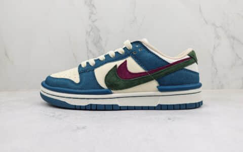 耐克Nike SB Dunk Low纯原版本低帮SB Dunk大友克洋联名蓝白红绿双钩帆布板鞋 莆田天花板Dunk系列 货号：DZ2794-266