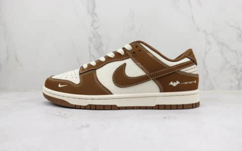 耐克Nike SB Dunk Low纯原版本低帮SB Dunk漫威联名蝙蝠侠白棕色板鞋 莆田天花板Dunk系列 货号：FC1688-101