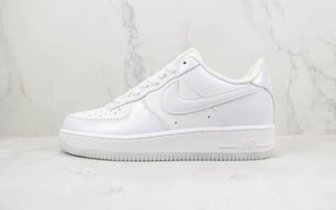 耐克Nike Air Force 1'07 Low纯原版本低帮空军一号白漆皮板鞋 莆田天花板AF1系列 货号：HP3656-522