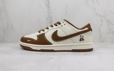 耐克Nike Dunk Low Retro纯原版本低帮DUNK双勾熊猫印花板鞋 莆田DUNK系列板鞋 货号：FC1688-102