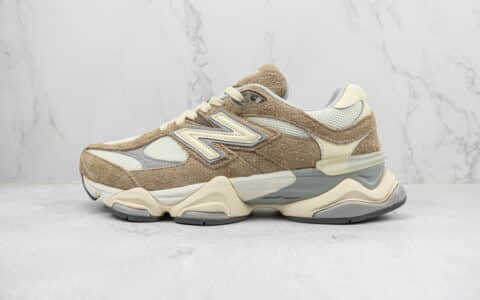 新百伦New Balance 9060纯原版本NB9060小象蹄咖色复古跑鞋 莆田新百伦货源 货号：U9060HSB