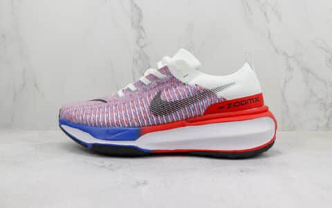 耐克Nike Zoom X Invincible Run Fk 3纯原版本马拉松针织白红蓝跑鞋 莆田复刻耐克 货号：FJ3889-100