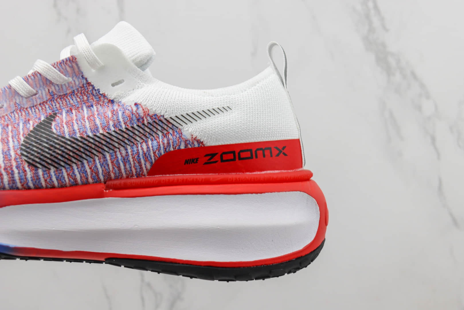 耐克Nike Zoom X Invincible Run Fk 3纯原版本马拉松针织白红蓝跑鞋 莆田复刻耐克 货号：FJ3889-100