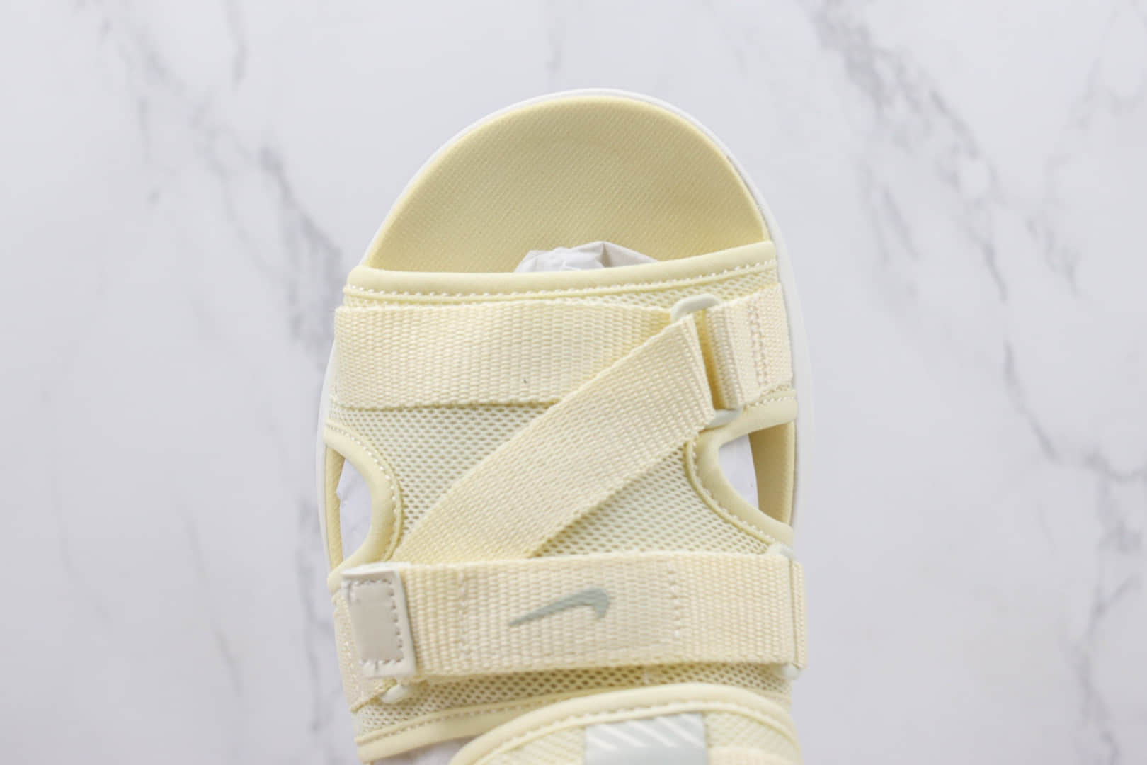耐克Nike Air Max Sol Sandals纯原版本米黄色沙滩凉鞋 莆田复刻鞋货源 货号：FD5982-100