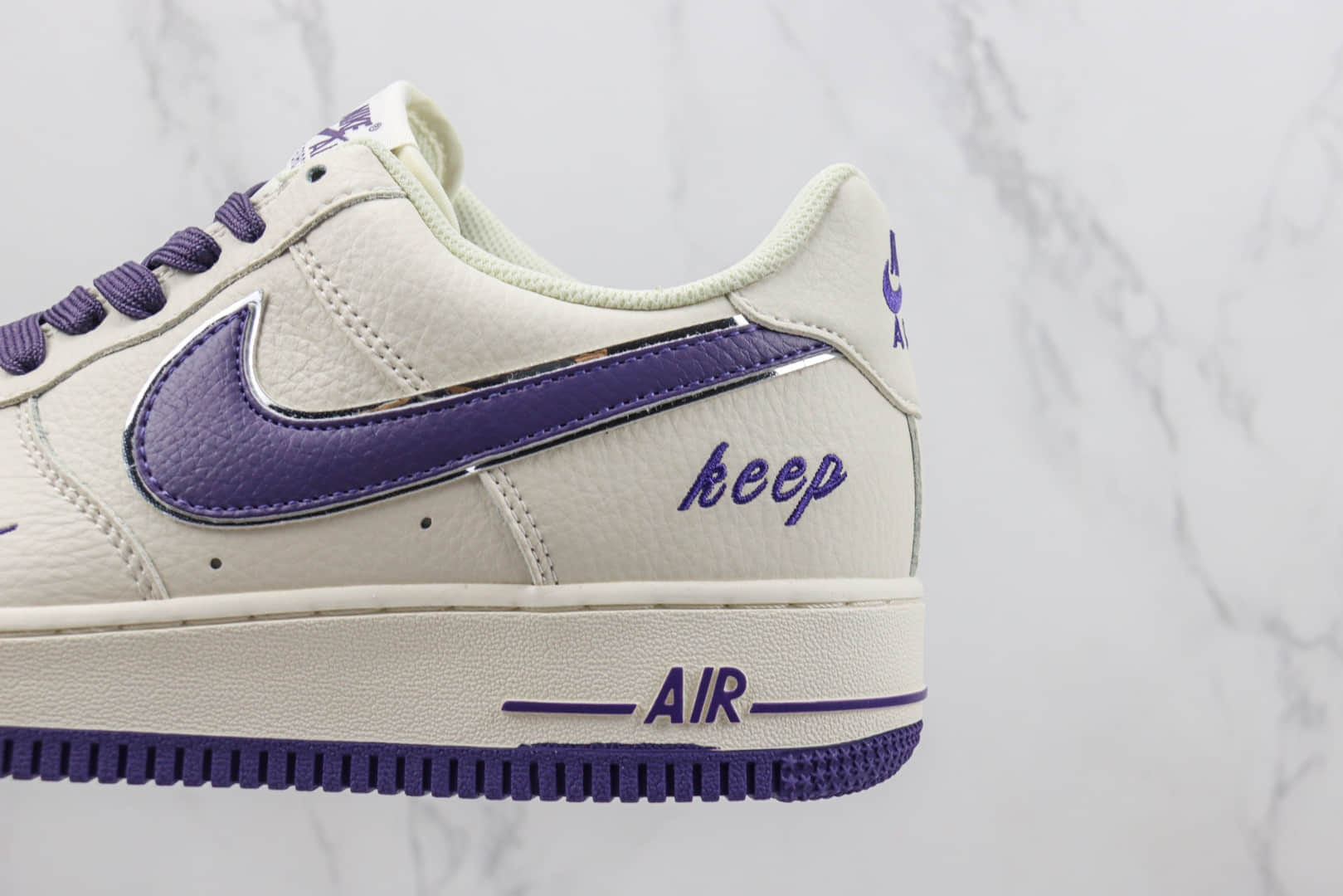 耐克Nike Air Force 1 Low '07纯原版本低帮空军一号Keep紫罗兰板鞋 莆田天花板AF1系列 货号：BM2023-103