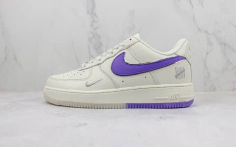 耐克Nike Air Force 1 ’07 Low纯原版本低帮空军一号UN联名紫水晶板鞋 莆田复刻耐克 货号：BS9055-733