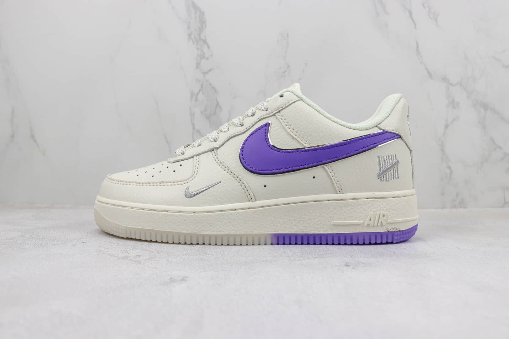 耐克Nike Air Force 1 '07 Low纯原版本低帮空军一号UN联名紫水晶板鞋 莆田复刻耐克 货号：BS9055-733