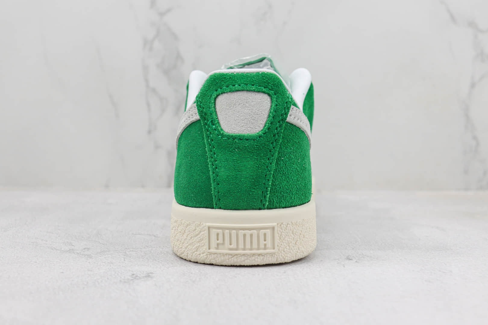 彪马PUMA Clyde OG纯原版本五十周年纪念白绿色低帮板鞋 莆田彪马货源 货号：391962-03