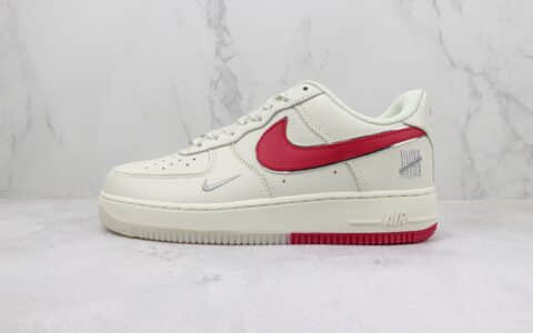 耐克Nike Air Force 1’07 Low纯原版本低帮空军一号UN联名白红色板鞋 莆田天花板AF1系列 货号：BS9055-732