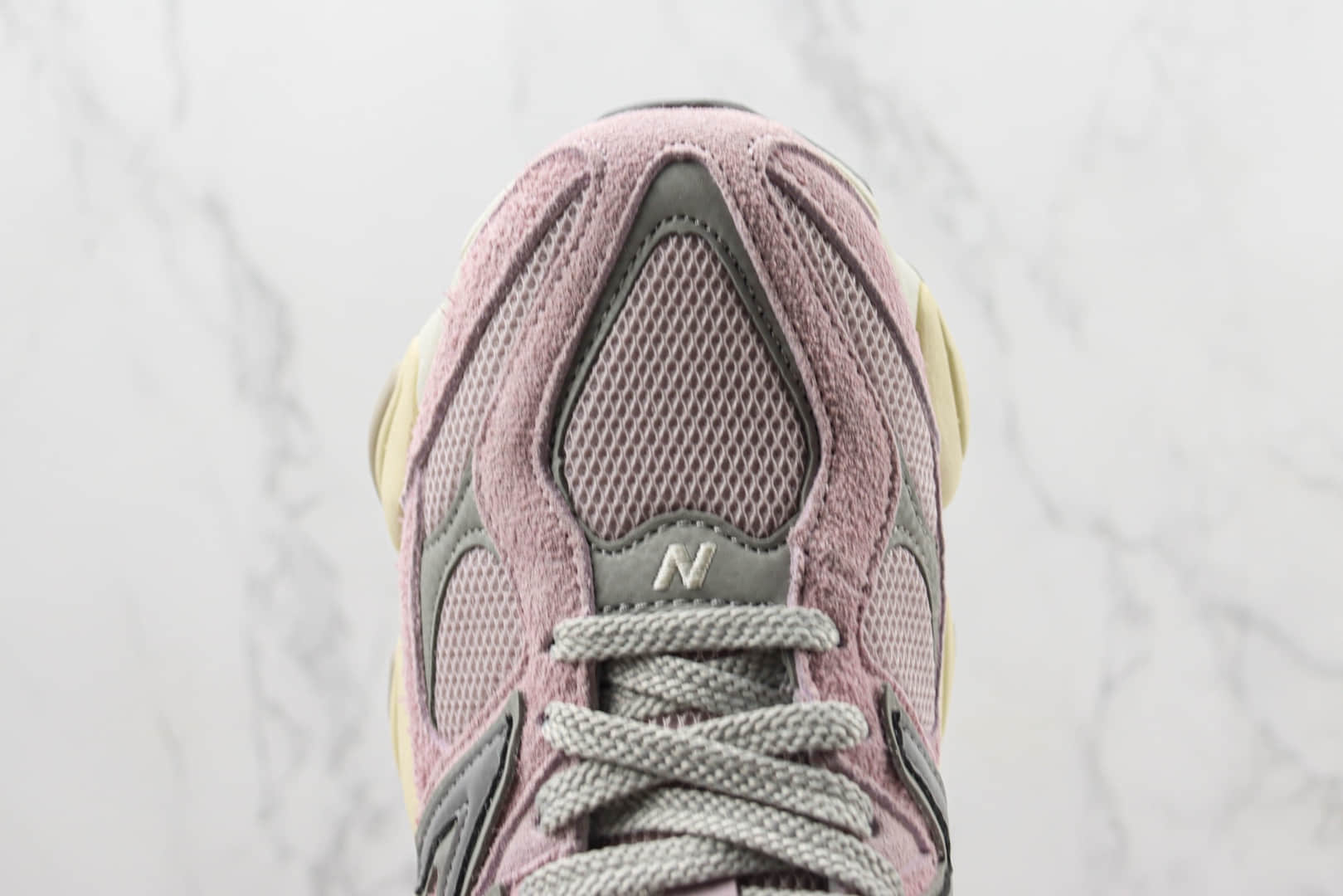 新百伦Joe Freshgoods x New Balance 9060纯原版本NB9060联名款灰粉色复古慢跑鞋 莆田复刻新百伦 货号：U9060HSP