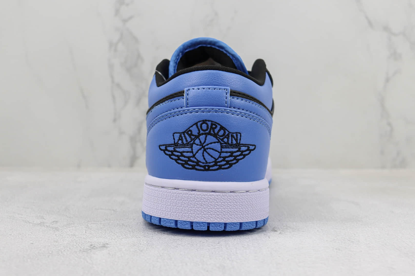 乔丹Air Jordan 1 Low纯原版本低帮AJ1黑蓝色篮球鞋 莆田AJ货源 货号：553558-041