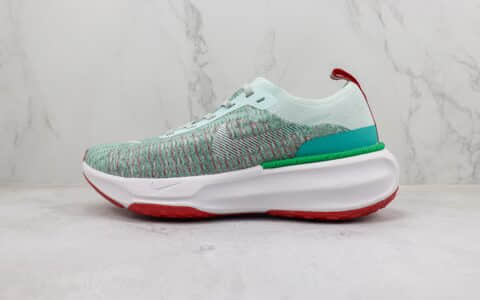 耐克Nike Zoom X Invincible Run Fk 3纯原版本针织绿红马拉松跑鞋 莆田复刻耐克 货号：DR2660-203