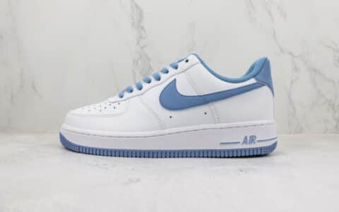 耐克Nike Air Force 1 Low纯原版本低帮空军一号白蓝色板鞋 莆田耐克货源 货号：JX2696-852