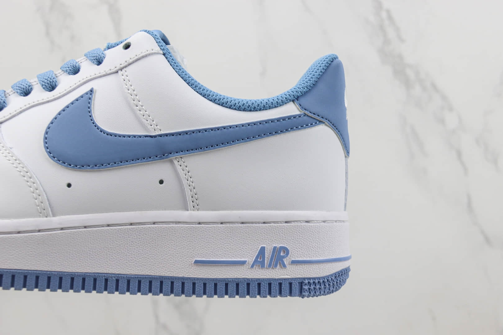 耐克Nike Air Force 1 Low纯原版本低帮空军一号白蓝色板鞋 莆田耐克货源 货号：JX2696-852