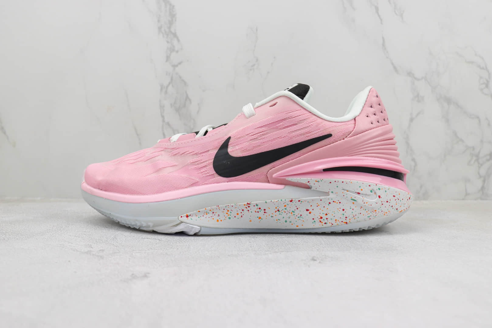 耐克Nike Air Zoom G.T. Cut 2纯原版本GT2.0情人节樱花粉篮球鞋 莆田耐克货源 货号：FD4321-101