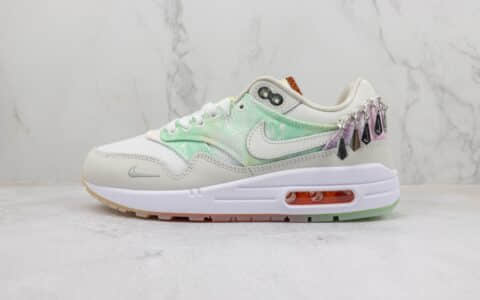 耐克Nike Air Max 1’87 PRM纯原版本Max1扎染腰果花 莆田复刻耐克 货号：FJ7734-101