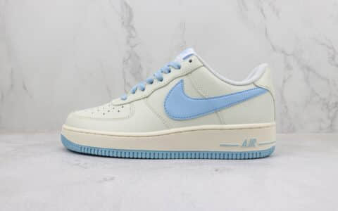 耐克Nike Air Force 1 ’07 Low纯原版本低帮空军一号白蓝色板鞋 莆田天花板AF1系列 货号：SP0758-031