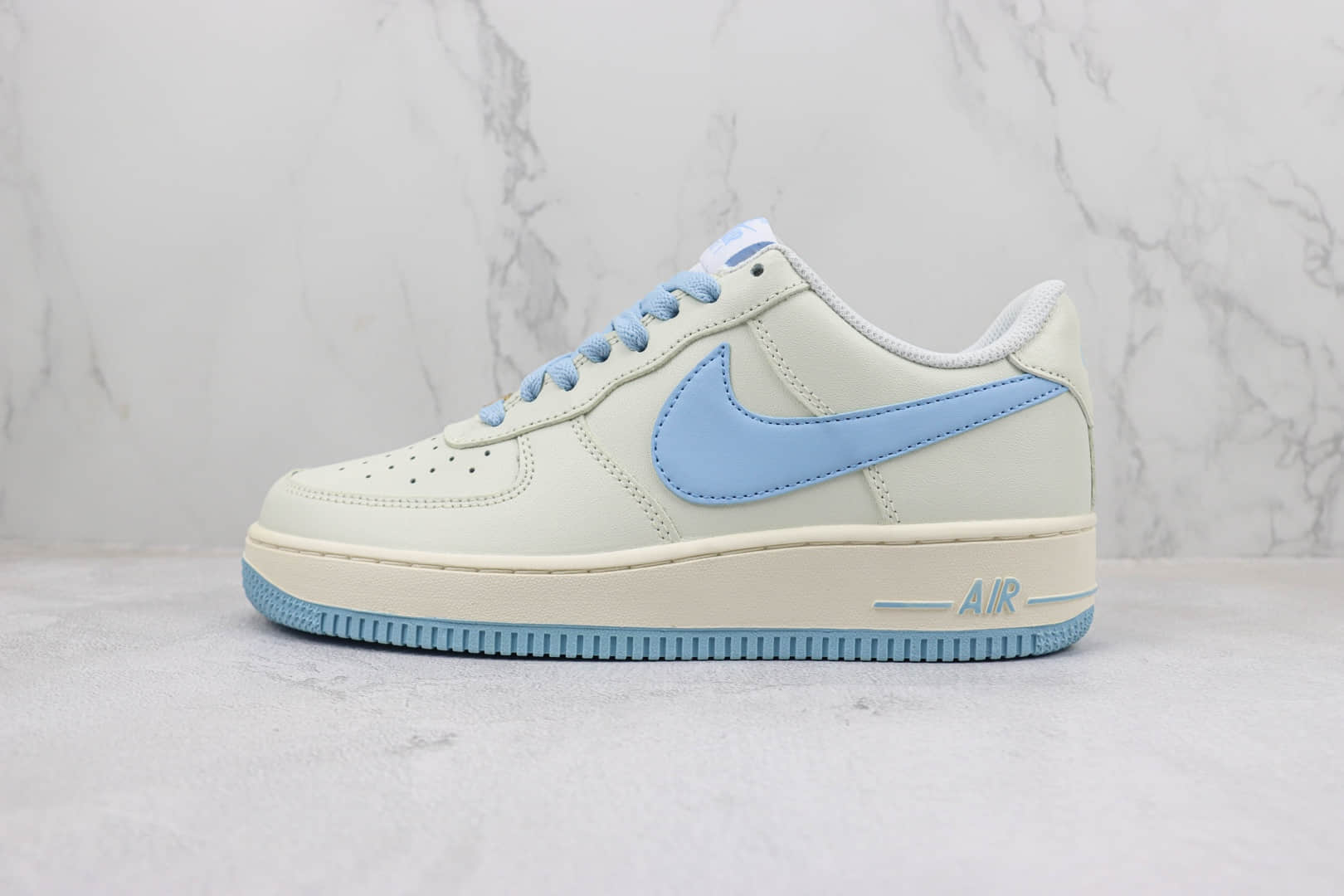 耐克Nike Air Force 1 '07 Low纯原版本低帮空军一号白蓝色板鞋 莆田天花板AF1系列 货号：SP0758-031