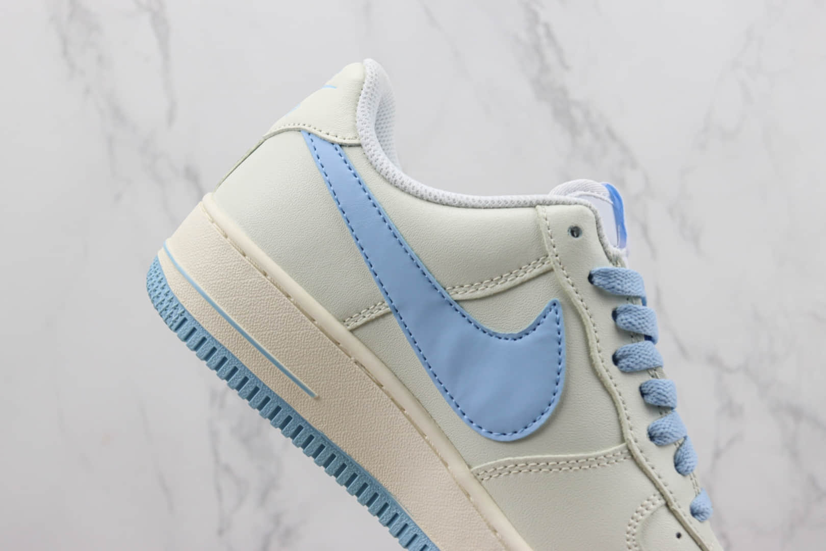 耐克Nike Air Force 1 '07 Low纯原版本低帮空军一号白蓝色板鞋 莆田天花板AF1系列 货号：SP0758-031