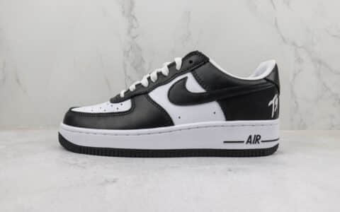 耐克Nike Air Force 1 ’07 Low纯原版本低帮空军一号黑白TS刺绣板鞋 莆田耐克货源 货号：FJ5756-100