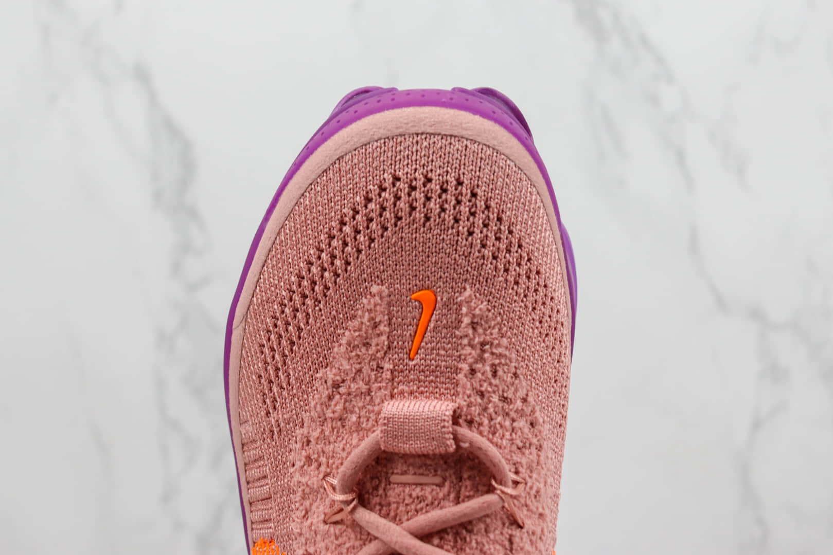 耐克Nike Air Max Scorpion FK纯原版本粉橘紫针织大气垫跑鞋 莆田复刻耐克 货号：DJ4702-601