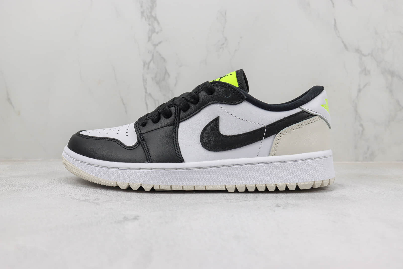 乔丹Air Jordan 1 Low Golf纯原版本低帮AJ1高尔夫黑白灰色板鞋 莆田天花板AJ1系列 货号：DD9315-108