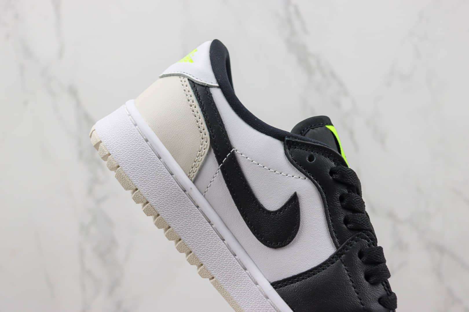 乔丹Air Jordan 1 Low Golf纯原版本低帮AJ1高尔夫黑白灰色板鞋 莆田天花板AJ1系列 货号：DD9315-108