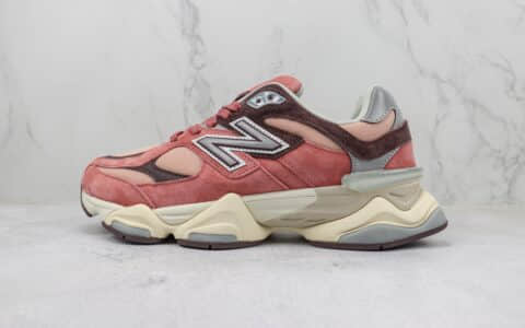 新百伦New Balance 9060纯原版本NB9060樱花粉矿石红小象蹄老爹鞋 莆田复刻新百伦 货号：U9060TRU