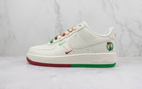 耐克Nike Air Force 1 ’07 Low纯原版本低帮空军一号波士顿凯尔特人板鞋 莆田天花板AF1系列 货号：BO8569-034