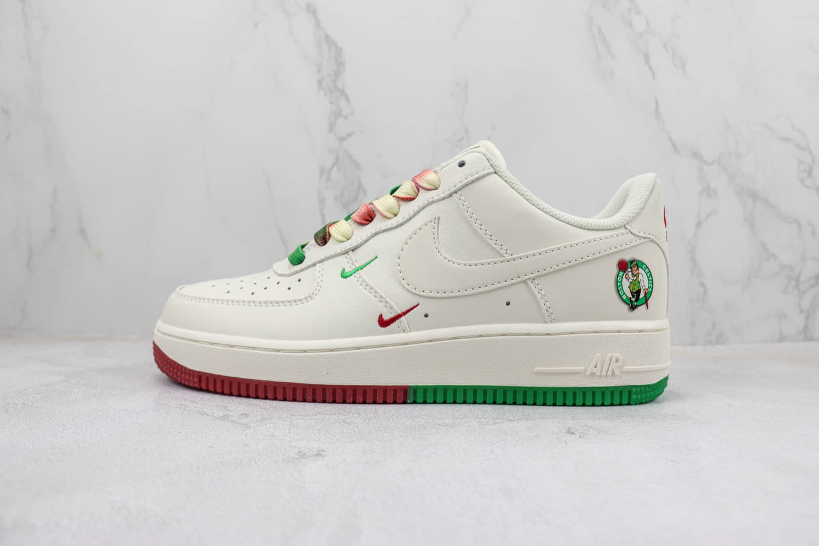 耐克Nike Air Force 1 '07 Low纯原版本低帮空军一号波士顿凯尔特人板鞋 莆田天花板AF1系列 货号：BO8569-034