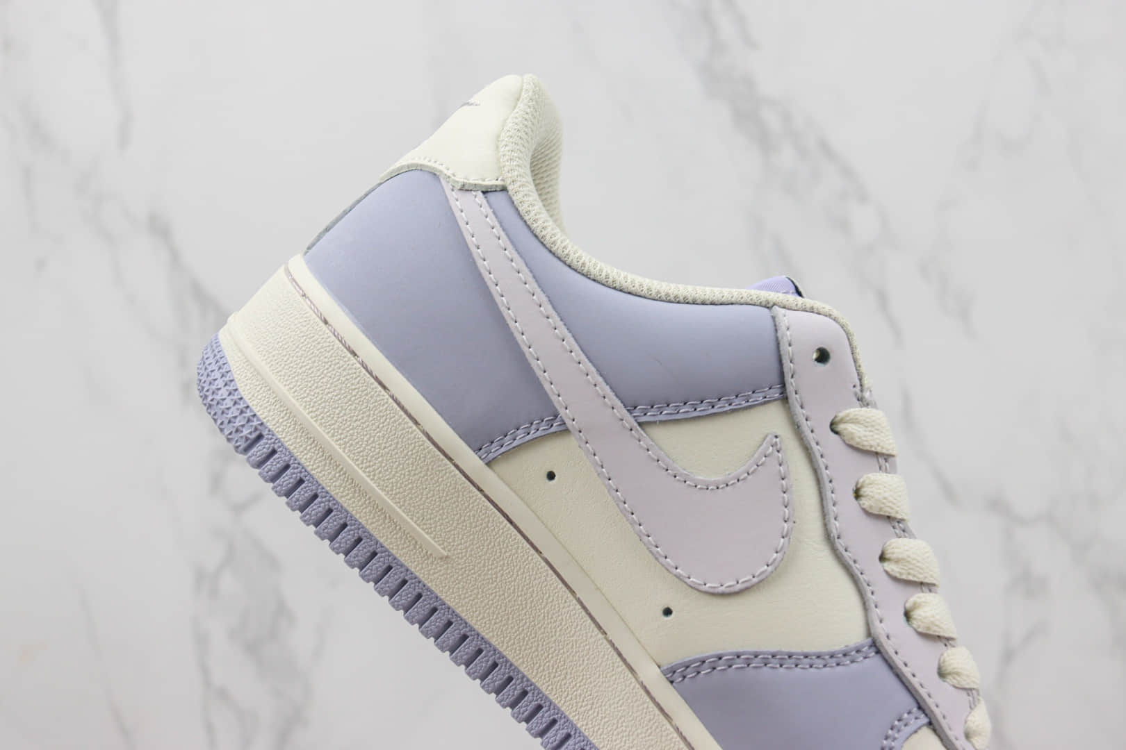 耐克Nike Air Force 1 '07 Low纯原版本低帮AF1普罗旺斯薰衣草紫板鞋 莆田天花板AF1系列 货号：DB3301-122