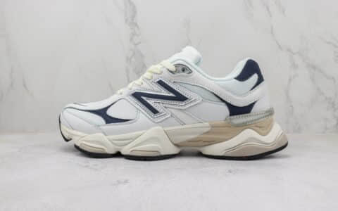 新百伦New Balance 9060纯原版本NB9060白蓝色复古慢跑鞋 莆田复刻新百伦 货号：U9060VNB